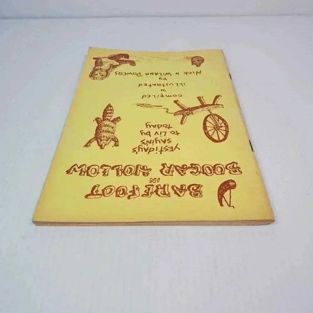 Barefoot in Boogar Hollow Yestiday's Sayin's to Liv By Today 1971 Paperback Vtg